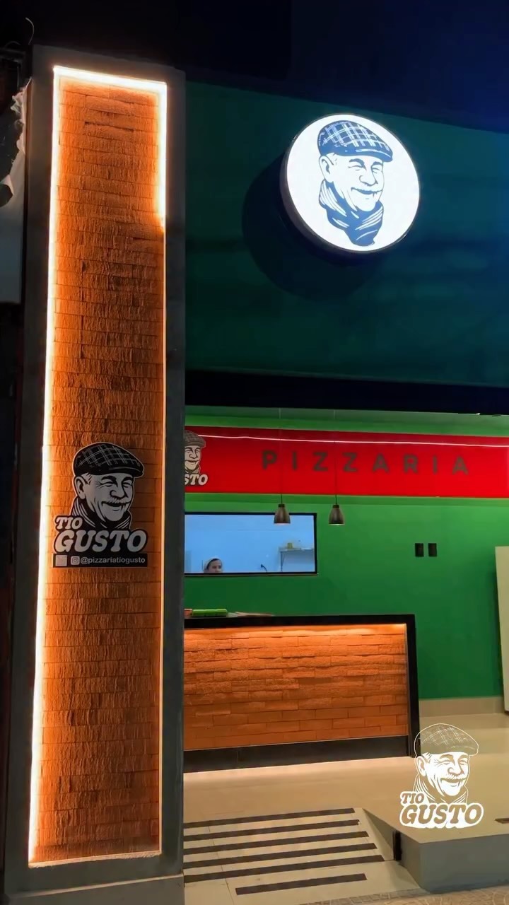 Fachada Pizzaria Tio Gusto